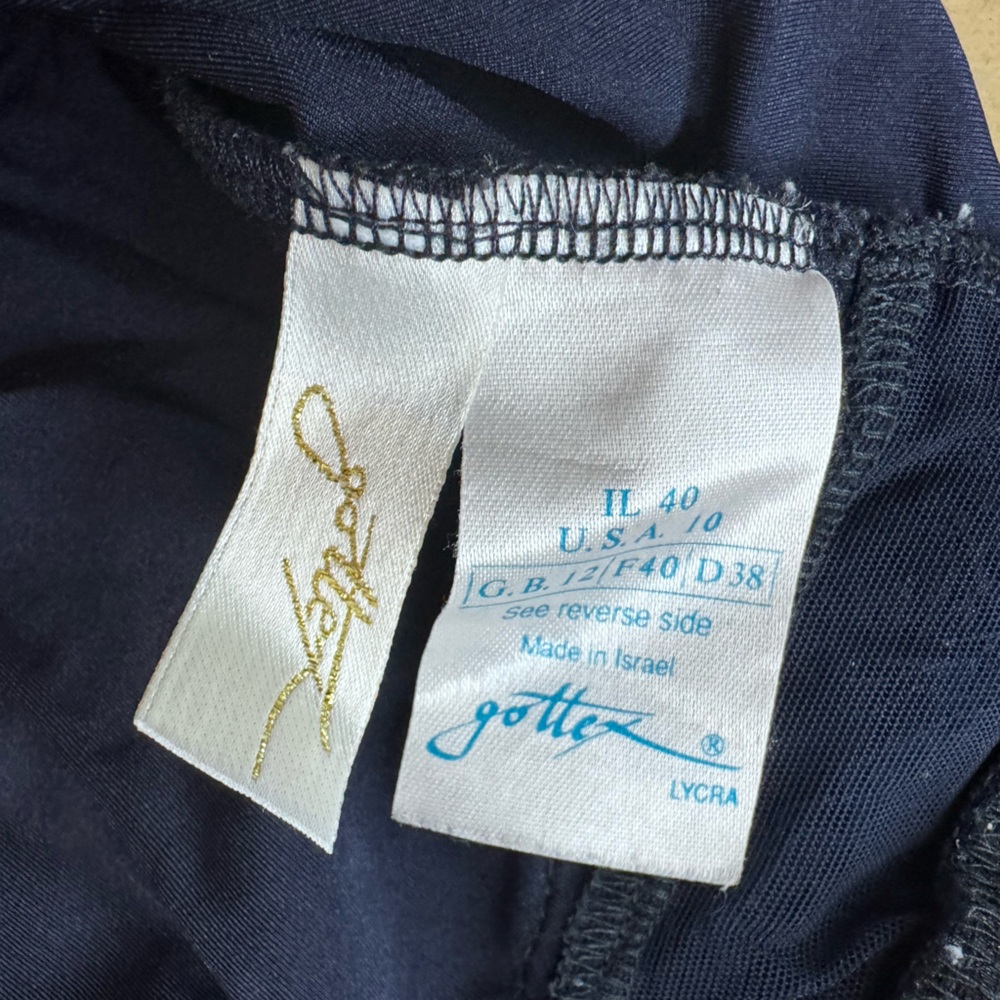 Gottex Elegant Black Women's Bodysuit - Picture 3 of 5